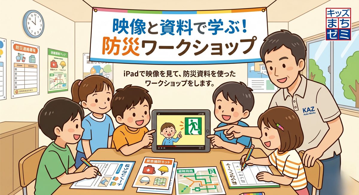 映像と資料で学ぶ！防災ワークショップ